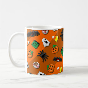 Caneca De Café Festa de Candies do Halloween Spooky