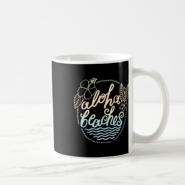 Caneca De Café Festa de Despedida de Solteira - Praias de Aloha  (Direita)