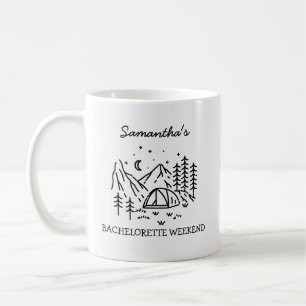 Caneca De Café Festa de Despedida de Solteira Simples e Moderna n