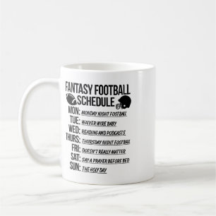 Caneca De Café Festa de Draft de Futebol Fantasia