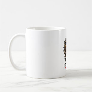 Caneca De Café Festa de Gato Assustador Camisa Vintage Engraving