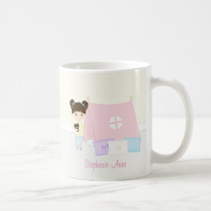 Caneca De Café Festa de Glamping para Dormir