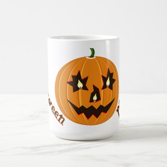 Caneca De Café Festa de Halloween (Centro)