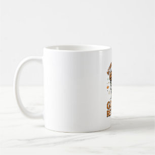 Caneca De Café Festa de Halloween do Golden Retriever Fantasia de