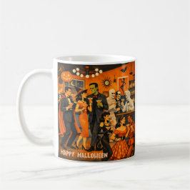 Caneca De Café Festa de Martini de Halloween no Estilo Moderno de