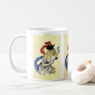 Caneca De Café Festa de Máscaras Patriótica Vintage 4 de Julho