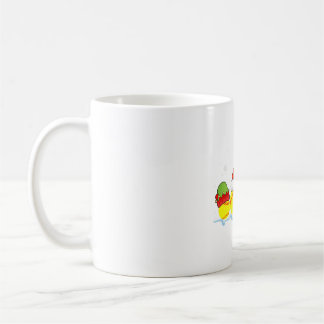 Caneca De Café Festa de Natal de Softball ELF Santa Hat
