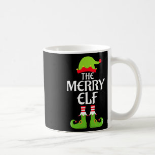 Caneca De Café Festa De Natal Do Grupo Familiar Da feliz Elf Corr