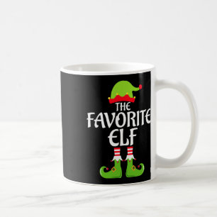 Caneca De Café Festa de Natal do Grupo Familiar Elf Correspondent