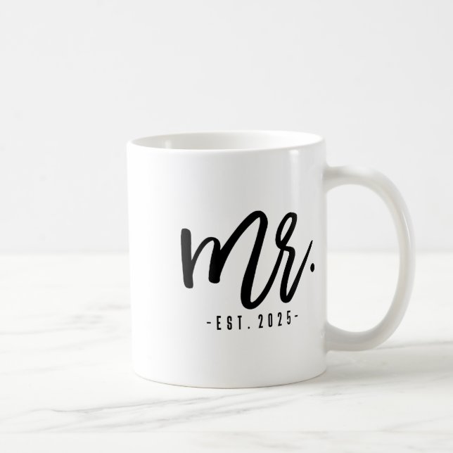 Caneca De Café Festa de Noivado Marido e Mulher Casal Combinando  (Direita)