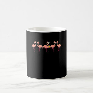 Caneca De Café Festa de Solteirão do Flamingo Engraçado Amante de