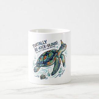 Caneca De Café Festa de Tartarugas Subaquáticas