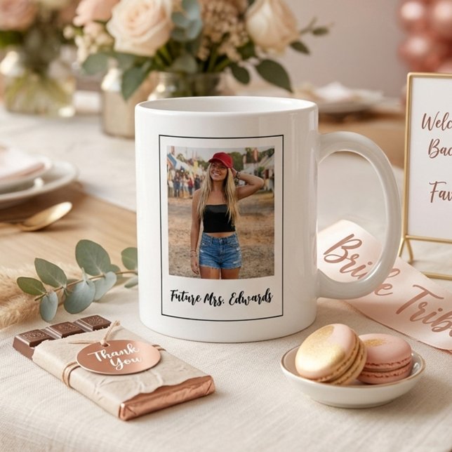 Caneca De Café Festa do Bach Chá de Noiva Despedida de Solteira F (Bachelorette Party Photo Coffee Photo Mug)