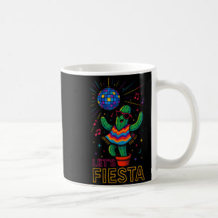 Caneca De Café Festa do cinco de maio mexicana cacto engraçada va