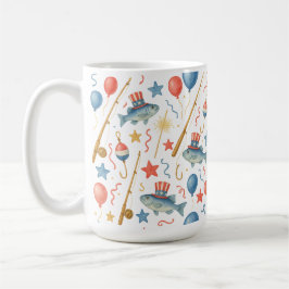 Caneca De Café Festa do Dia da Independência de 4 de julho para a