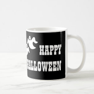Caneca De Café Festa Fantasma - Mug de Halloween Negro