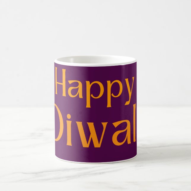 Caneca De Café Festa Feliz de Diwali  (Centro)