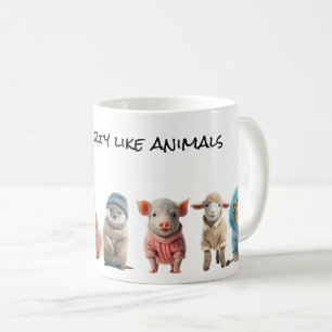 Caneca De Café Festas de animais