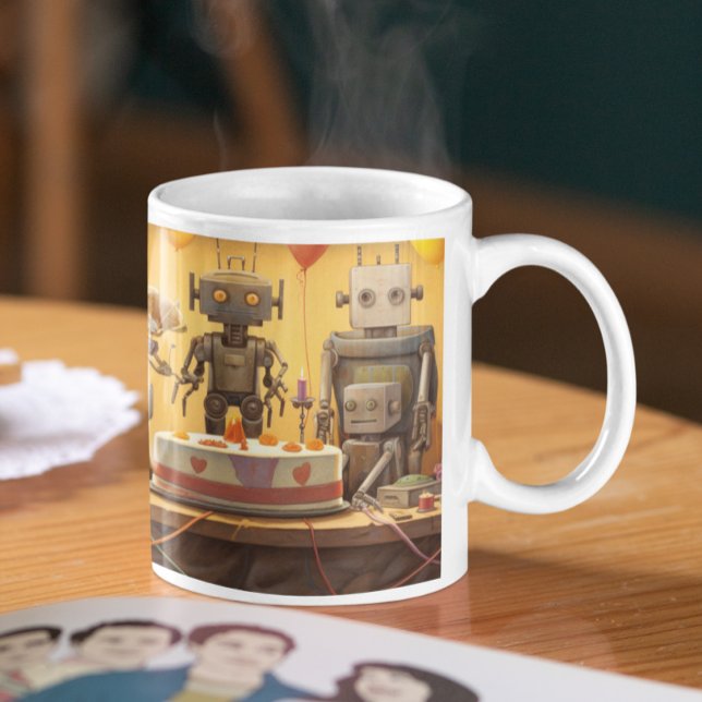 Caneca De Café Festas de aniversário divertidas #13 (Boy's Fun Birthday Party Mugs #13
)