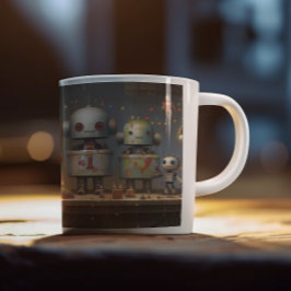 Caneca De Café Festas de aniversário divertidas de Menino #1