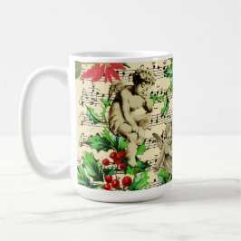 Caneca De Café Festiva Festiva Festiva Festiva Angel Cherubs Holl