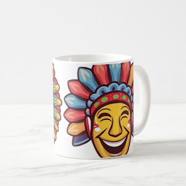 Caneca De Café Festival Masskara (Frente Esquerda)