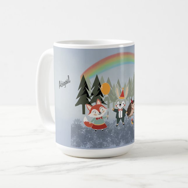 Caneca De Café Festive animals (Frente Esquerda)