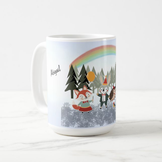 Caneca De Café Festive animals (Frente Esquerda)