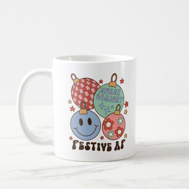 Caneca De Café Festivo AF Natal (Esquerda)