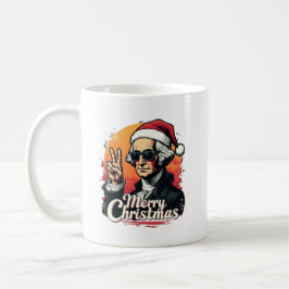 Caneca De Café Festivo Feliz Cama de Natal - Perfeito para Férias