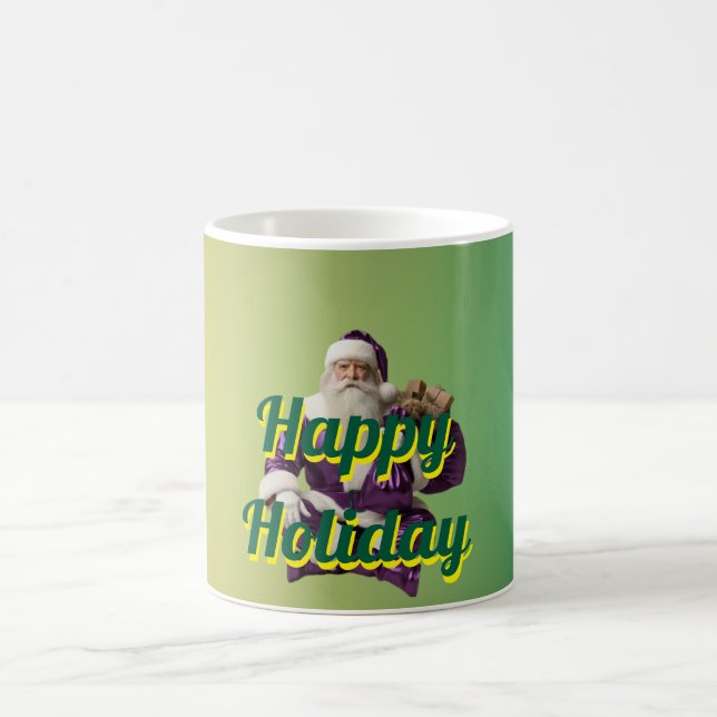 Caneca de Café Festivo Premium - Design Moderno  (Centro)