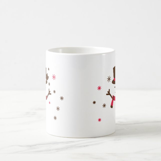 Caneca De Café Festivo Snowman Cheer (Centro)