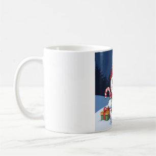 Caneca De Café Festivo Snowman Christmas