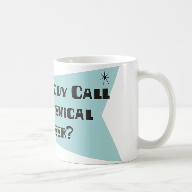 Caneca De Café Fez alguém chamada para um engenheiro químico (Direita)