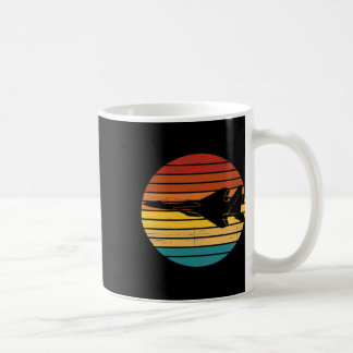 Caneca De Café Ff-15 Eagle Retro Setting Sun Sticker