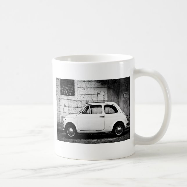 Caneca De Café Fiat 500 Roma (Direita)