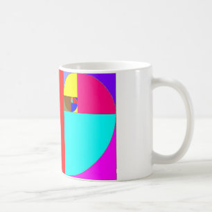 Caneca De Café fibonacci espiral