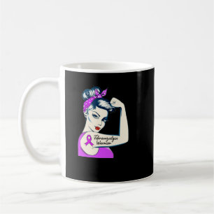 Caneca De Café Fibromialgia inseparável do Guerreiro Fibro