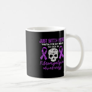 Caneca De Café Fibromialgia Sensibilização Fibro Guerreiro Púrpur