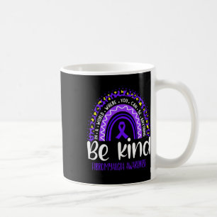 Caneca De Café Fibromialgia Sensibilização Leopard Arco-Íris Esco