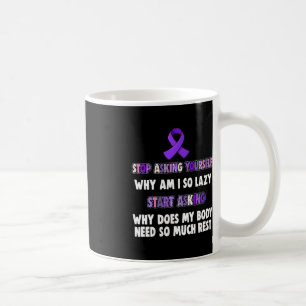 Caneca De Café Fibromialgia Sensibilização Para Mulheres Lupus Go