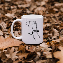 Caneca De Café Ficar Vivo no Halloween