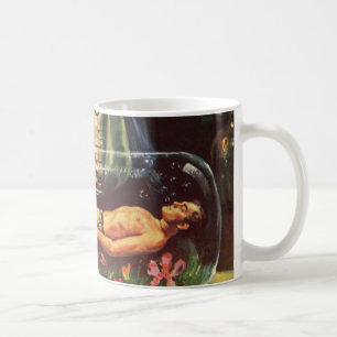 Caneca De Café Ficção Científica Vintage, Laboratório de Cientist