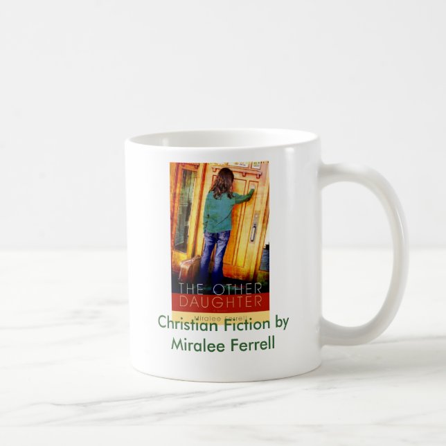Caneca De Café Ficção cristã por Miralee Ferrell. (Direita)