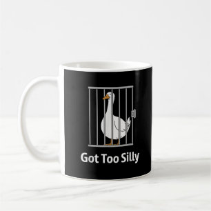 Caneca De Café Ficou Muito Bobo Punição de Ganso Engraçado Humor