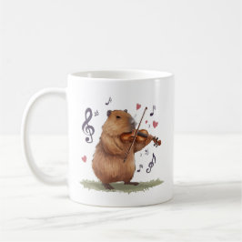 Caneca De Café fiddler capybara
