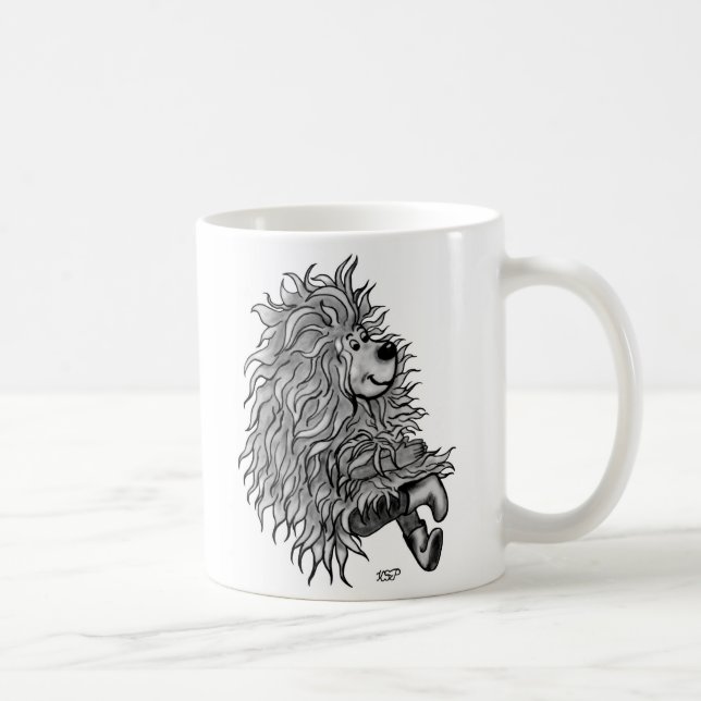 Caneca De Café Fidel, o pequeno Goblin da Floresta (Direita)