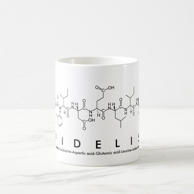 Caneca De Café Fidelis peptide mug (Centro)