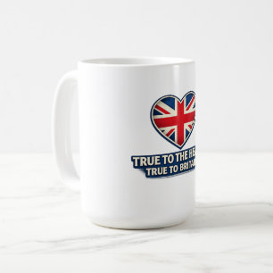 Caneca De Café Fiel ao Coração, Fiel à Grã-Bretanha – Union Jack