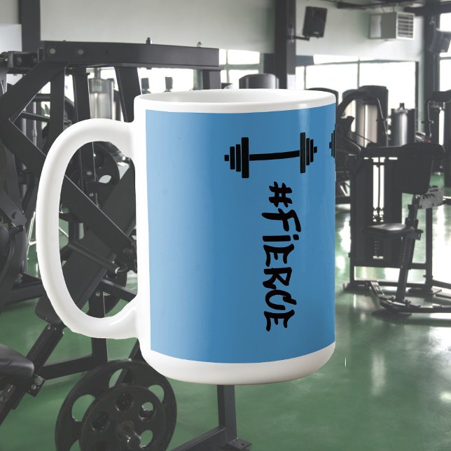 Caneca De Café #Fierce Barbell Mug (Criador carregado)